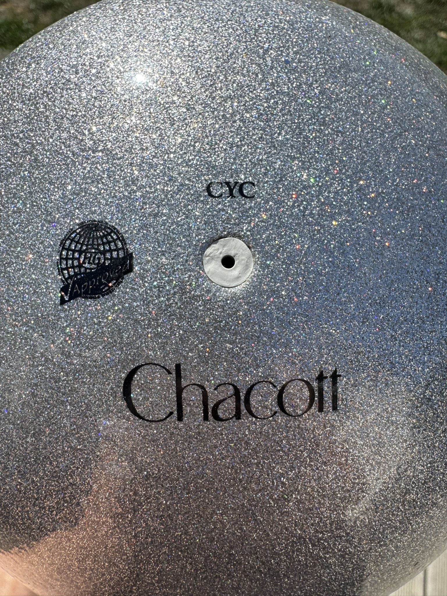 zoom FIG approved du ballon Chacott Jewelry FIG 18,5cm Silver Glitter