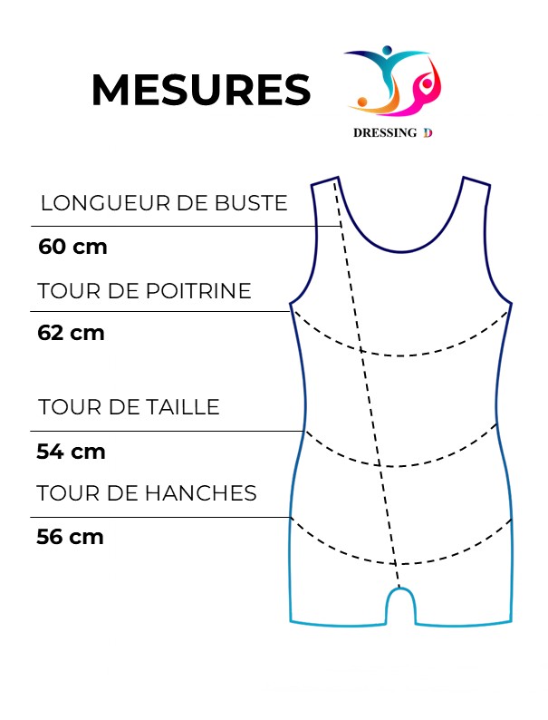 Mesures à plat leotard Moreau GAM gris, 14A