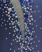 Détails des strass du justaucorps d'occasion GR bleu, vue de face