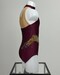 Justaucorps d'occasion GR prune, vue de profil droite, taille 6-8 ans