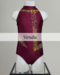 Justaucorps d'occasion GR prune, vue de face, taille 8-10 ans, vendu